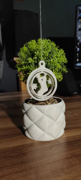 Đồ trang trí Giáng sinh xoay (cắt hình chiếc vớ) - Image 4