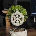 Đồ trang trí Giáng sinh xoay (họa tiết bông tuyết) - Thumbnail 4