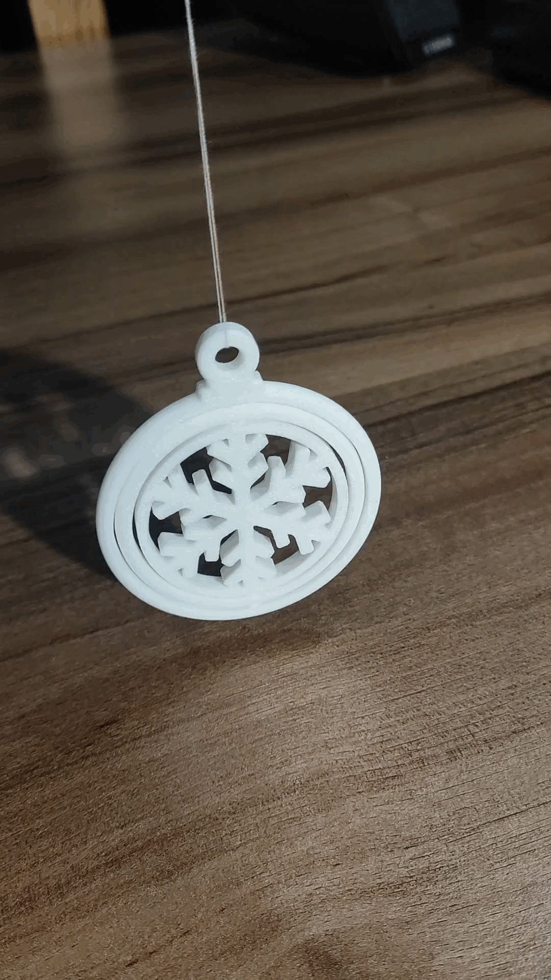 Đồ trang trí Giáng sinh xoay (họa tiết bông tuyết) - Image 5