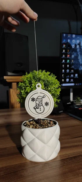 Đồ trang trí Giáng sinh xoay (Người tuyết) - Image 3