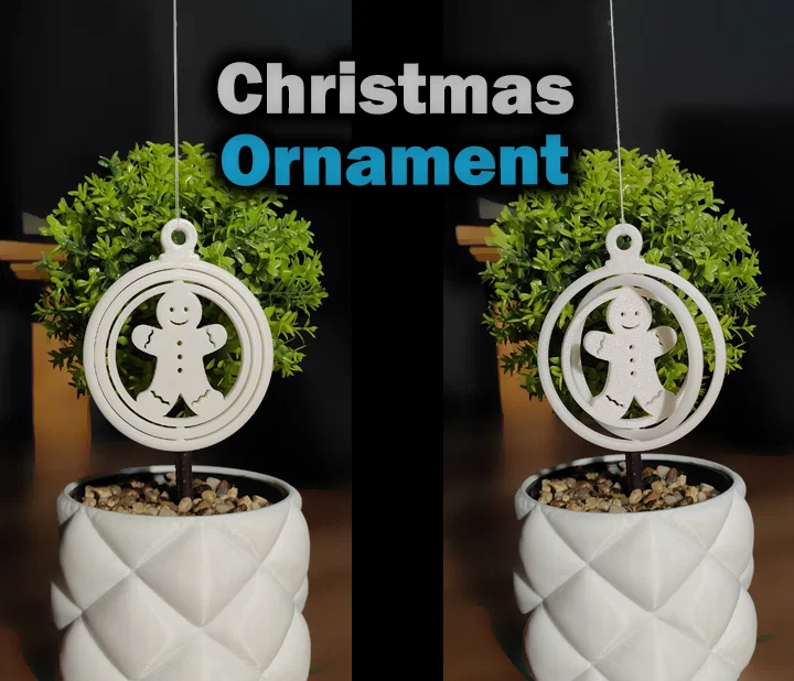 Đồ trang trí Giáng sinh xoay (Hình cắt bánh gừng) - Image 1