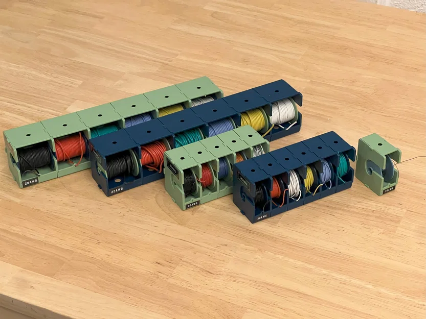 Bộ giá đựng cuộn dây dạng mô-đun (Modular wire spool storage) - Image 1