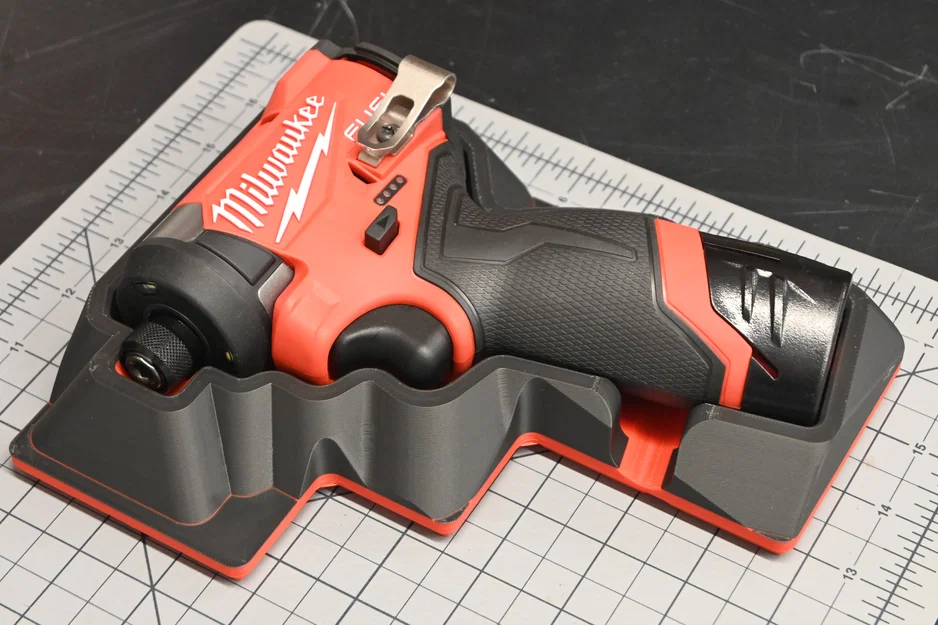 Khay Shadow Tray Gridfinity - Milwaukee Fuel Impact Driver 3453-20 - Image 1