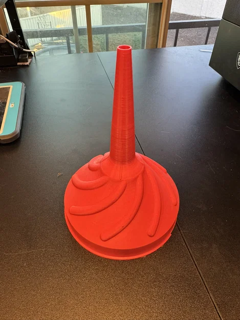 Phễu Turbo (Turbo Funnel) bản cải tiến với ống dẫn dài và hẹp - Image 2