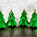 Bông tai cây thông Noel 3D - Phụ kiện tự làm cực xinh cho mùa lễ hội - Thumbnail 1