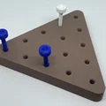 Trò chơi cờ Triangle Peg Game in 3D - Thumbnail 3