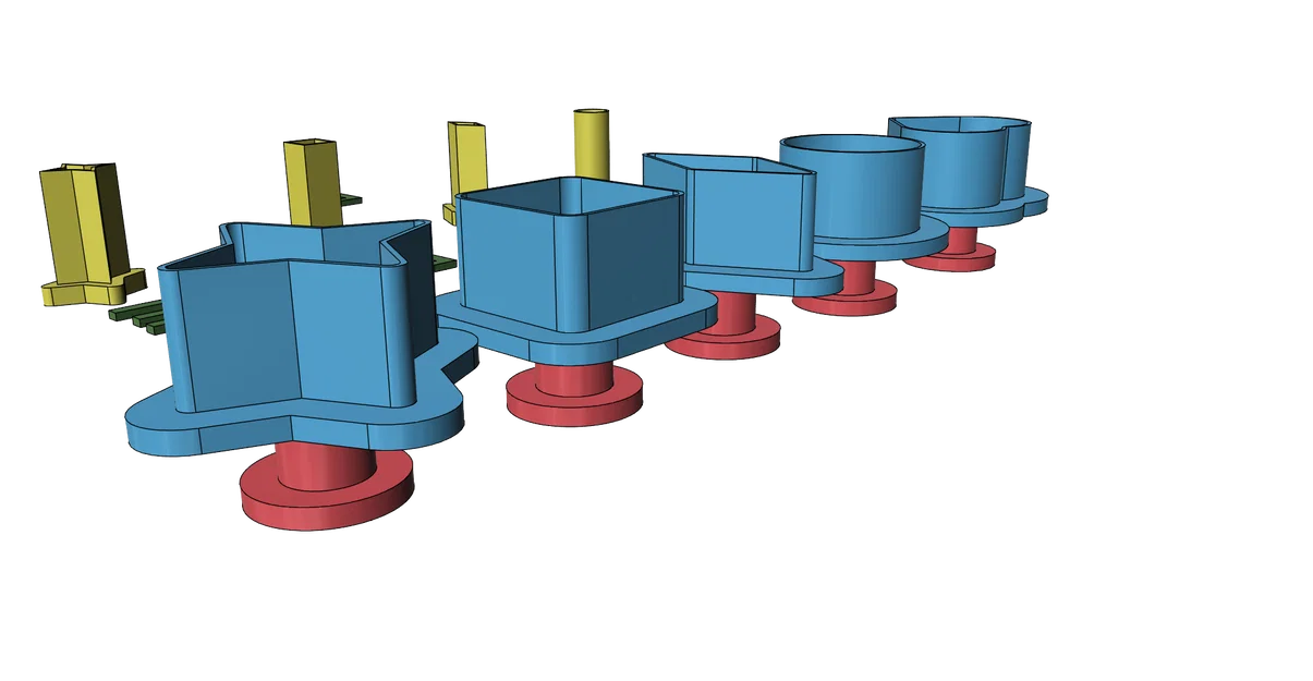 Bộ khuôn cắt bánh Cookie Cutter thông minh kèm hệ thống piston đẩy - Image 8