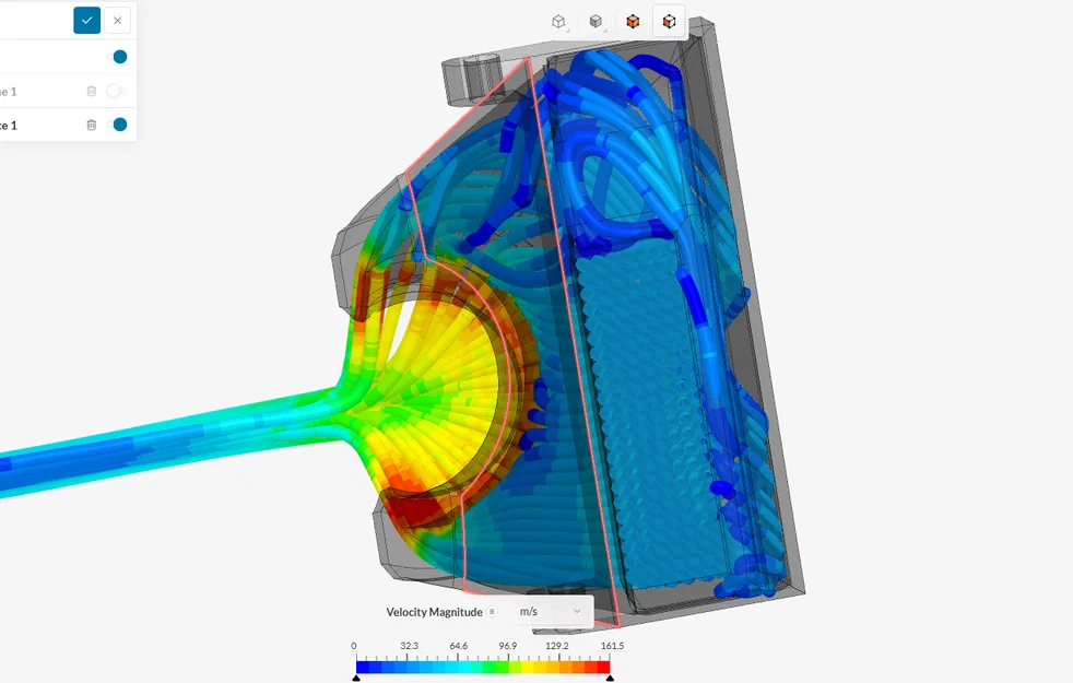 Ống dẫn gió làm mát (Part Cooling Fan Duct) thay thế cho QIDI X Smart/Plus/Max 3 - Image 2