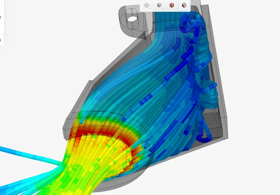 Ống dẫn gió làm mát (Part Cooling Fan Duct) thay thế cho QIDI X Smart/Plus/Max 3 - Image 3