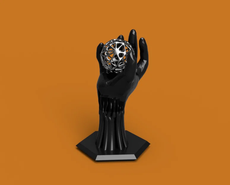 Bàn tay con người từ cấu trúc Tree Support - Giải thưởng ngành in 3D 2024 - Image 1