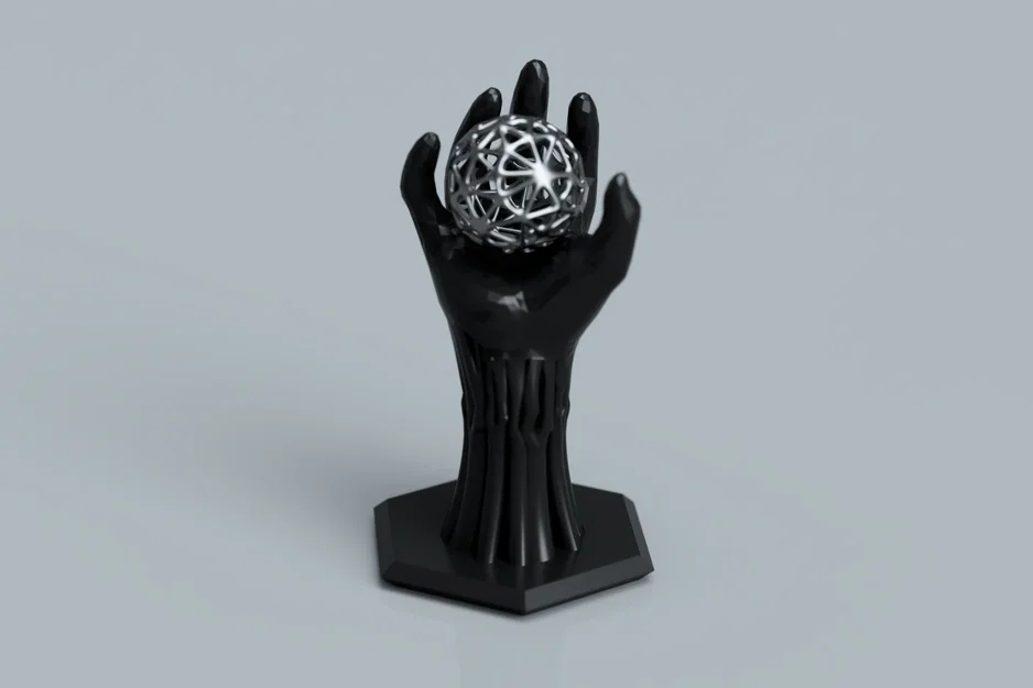 Bàn tay con người từ cấu trúc Tree Support - Giải thưởng ngành in 3D 2024 - Image 2