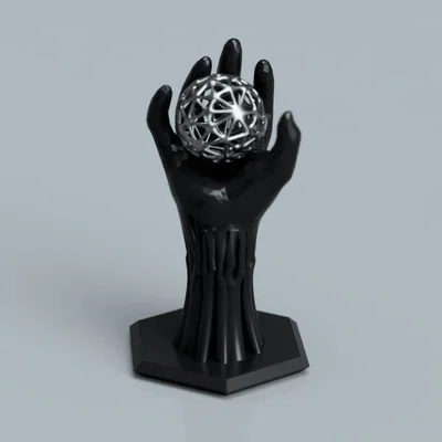 Bàn tay con người từ cấu trúc Tree Support - Giải thưởng ngành in 3D 2024