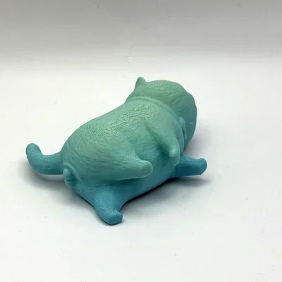 Mô hình 3D mèo nằm thư giãn (The Chilling Cat) cực đáng yêu