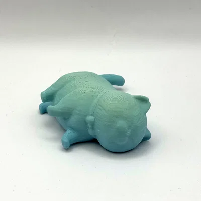 Mô hình 3D mèo nằm thư giãn (The Chilling Cat) cực đáng yêu
