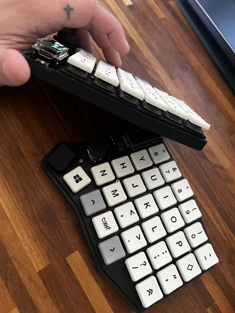 Case Sofle Choc Wireless | lắp vừa pin 2000 mAh | cho pandaKB - Image 3