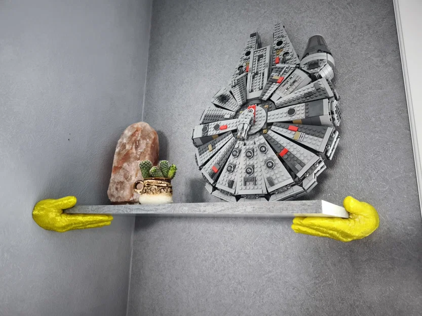 Giá đỡ kệ hình bàn tay (Hand-Shelf Bracket) - Image 1