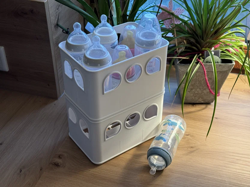 Khay 3D Đa Năng: Đựng Bình Sữa Cho Bé, Lon Bia Và Sắp Xếp Đồ Gia Đình - Image 3