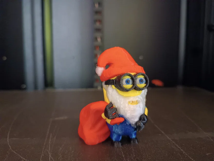 Mô hình Minion hóa thân ông già Noel (Minion Santa) 3D cho dịp Giáng sinh - Image 1