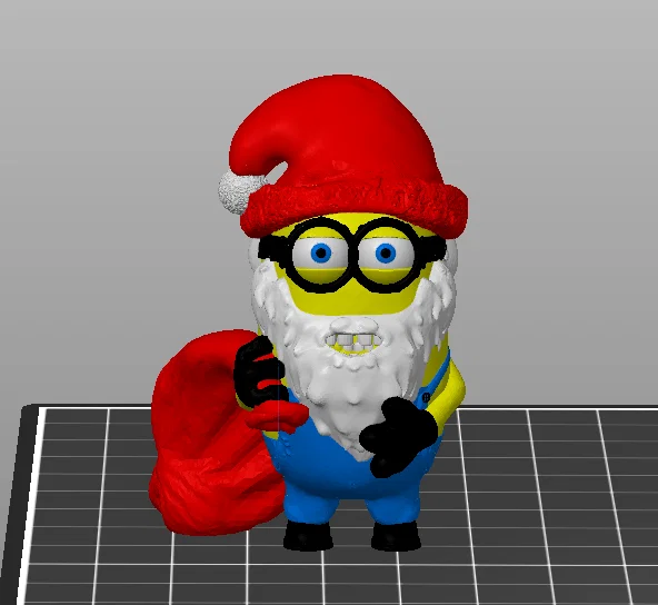 Mô hình Minion hóa thân ông già Noel (Minion Santa) 3D cho dịp Giáng sinh - Image 2