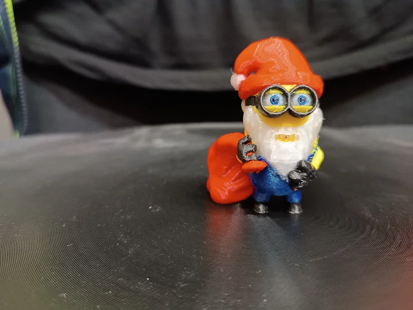 Mô hình Minion hóa thân ông già Noel (Minion Santa) 3D cho dịp Giáng sinh - Image 4