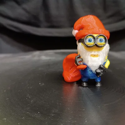 Mô hình Minion hóa thân ông già Noel (Minion Santa) 3D cho dịp Giáng sinh