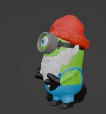 Mô hình Minion hóa thân ông già Noel (Minion Santa) 3D cho dịp Giáng sinh - Image 7