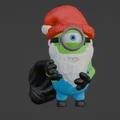 Mô hình Minion hóa thân ông già Noel (Minion Santa) 3D cho dịp Giáng sinh - Thumbnail 9