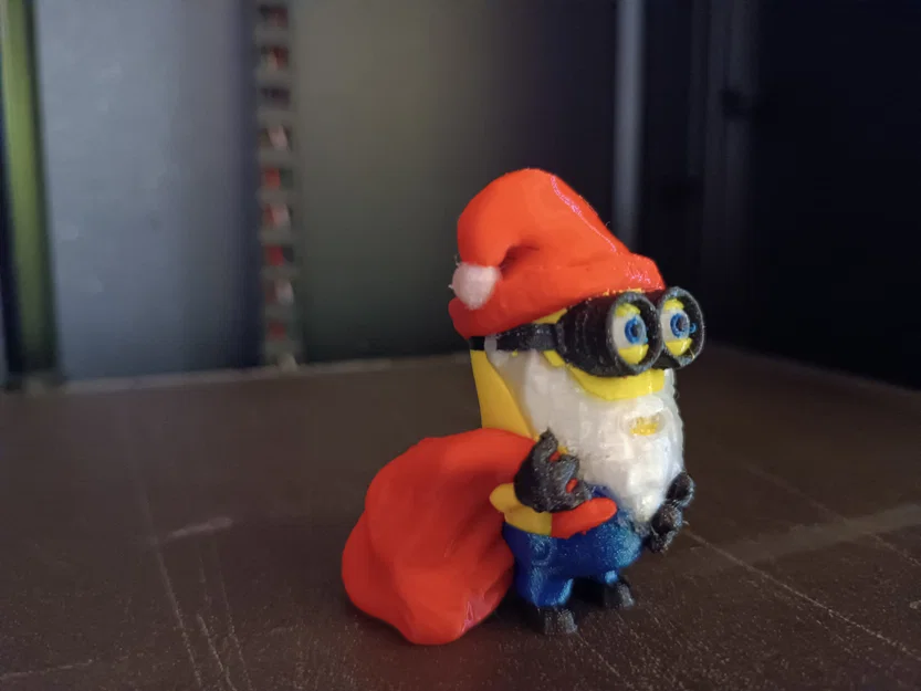 Mô hình Minion hóa thân ông già Noel (Minion Santa) 3D cho dịp Giáng sinh - Image 17