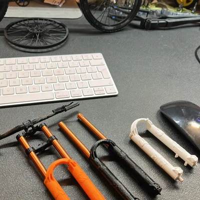 YT Tues - Mô hình xe đạp Downhill thu nhỏ