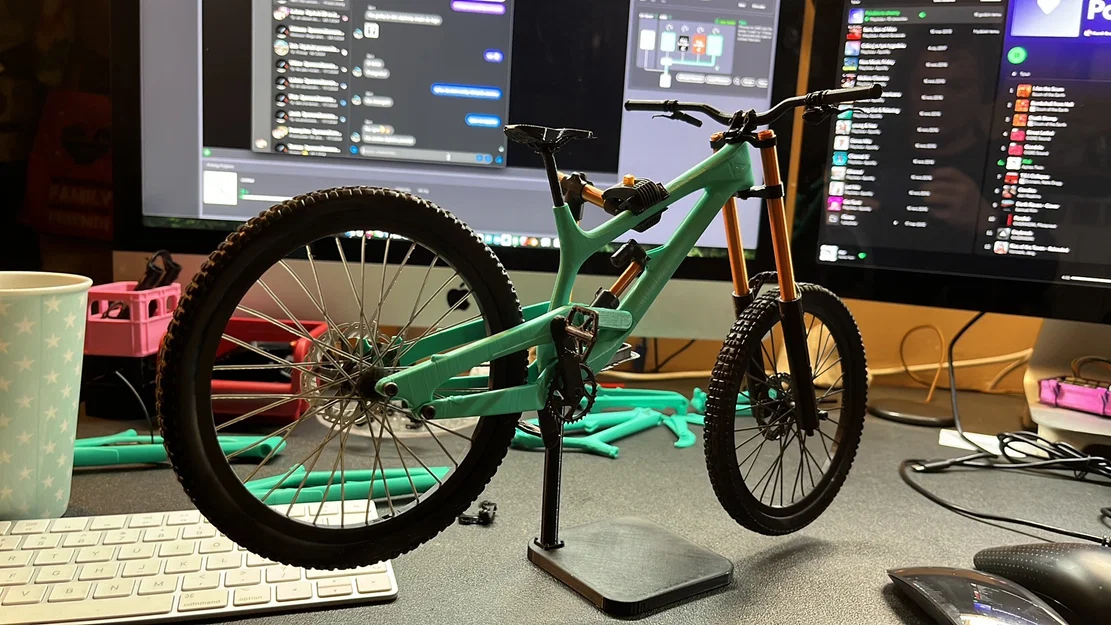 YT Tues - Mô hình xe đạp Downhill thu nhỏ - Image 6