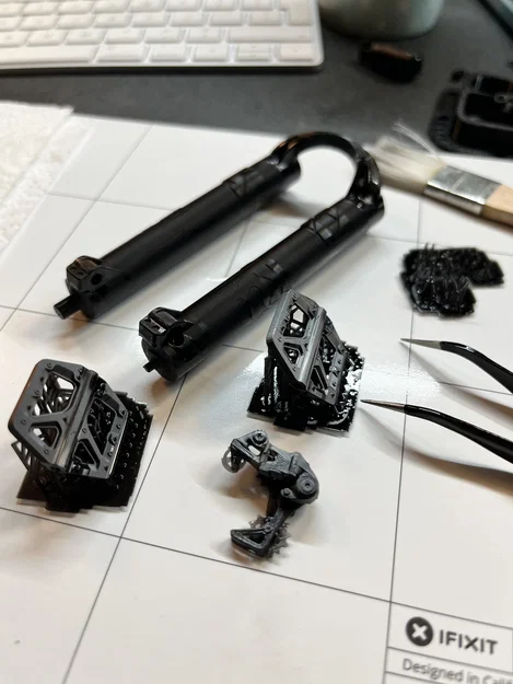 YT Tues - Mô hình xe đạp Downhill thu nhỏ - Image 10