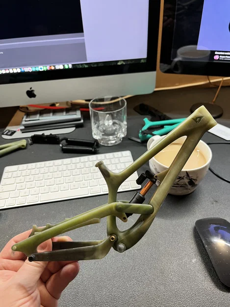 YT Tues - Mô hình xe đạp Downhill thu nhỏ - Image 11