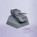Dante cho Wargame quy mô 6 mm - In FDM không cần hỗ trợ (Support) - Thumbnail 1