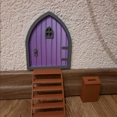 Mô hình Cửa Wichtel và Hộp thư nhỏ xinh