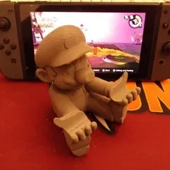 Mô hình Mario in 3D làm giá đỡ cho Nintendo Switch cực đẹp