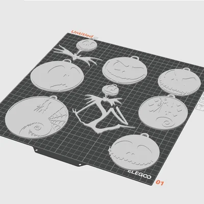 Bộ sưu tập trang trí Noel chủ đề The Nightmare Before Christmas