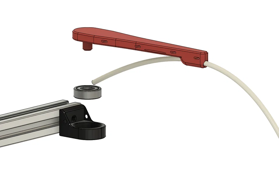 Bộ đỡ ống PTFE Bowden cho Voron (dùng vòng bi 608) - Image 1