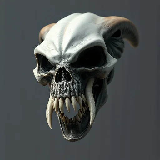 Mô hình hộp sọ ngoài hành tinh Infernal Visage ấn tượng cho in 3D - Image 1