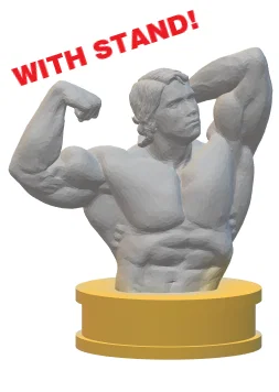 Mô hình tượng bán thân Arnold Schwarzenegger trang trí bàn làm việc - Image 1