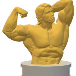 Mô hình tượng bán thân Arnold Schwarzenegger trang trí bàn làm việc