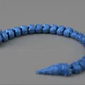 Mô hình rồng rắn khớp nối (Articulated Snake Dragon) in 3D không cần support - Thumbnail 2