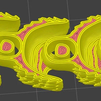 Mô hình rồng rắn khớp nối (Articulated Snake Dragon) in 3D không cần support