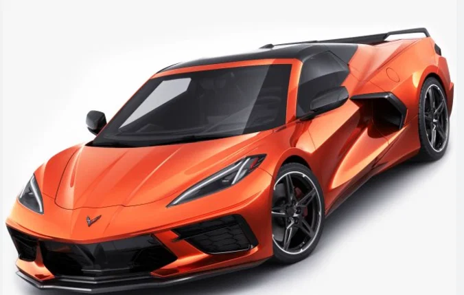 Mô hình in 3D Chevrolet Corvette C8 (2020) siêu nét - Image 1