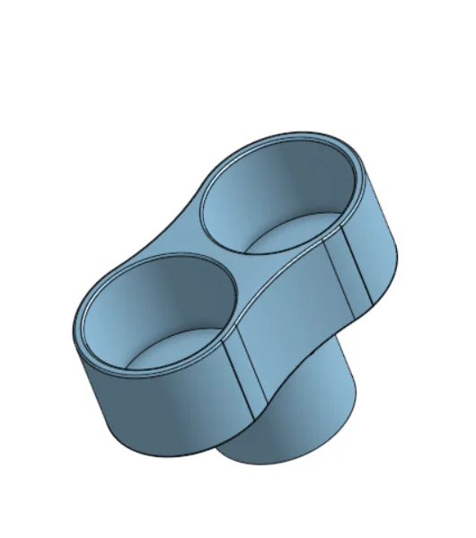 Bộ chuyển đổi khay để cốc ô tô 1 thành 2 - File in 3D tiện lợi - Image 1