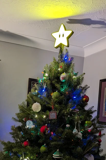 Ngôi sao Mario gắn cây thông Noel (Mario Star Christmas Tree Topper) - Image 2