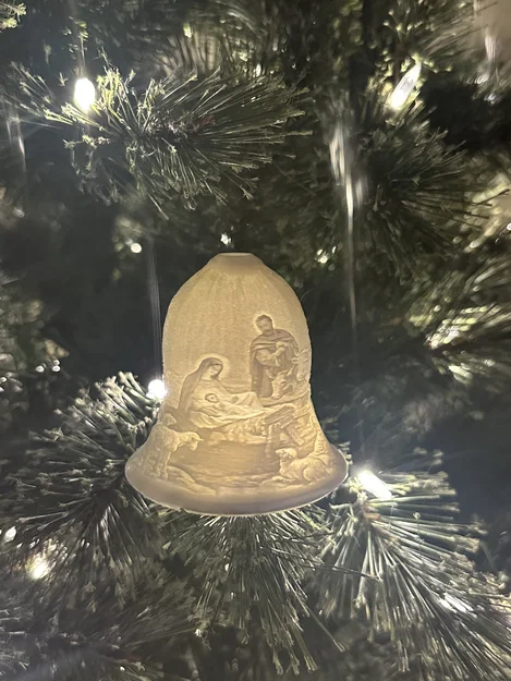Chuông Lithophane Giáng Sinh Nativity - Image 1