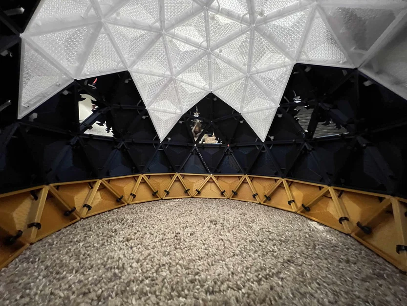 Nhà Mèo Geodesic Dome - Họa Tiết Cây Thông - Image 2