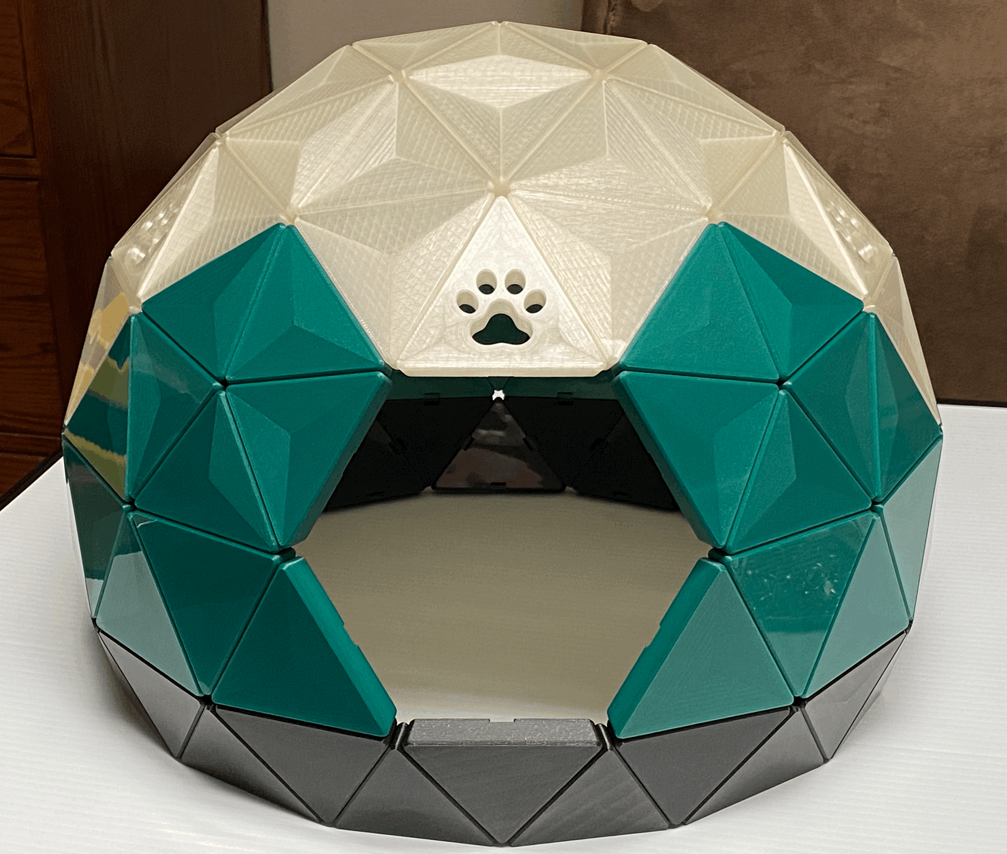 Nhà cho mèo Geodesic Dome - Bản Remix dùng ốc vít M3 - Thumbnail 4
