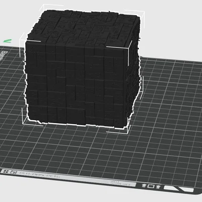 Mô hình 3D Borg Cube - Biểu tượng tàu vũ trụ Star Trek độc đáo