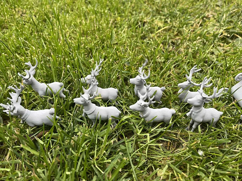 Xe trượt tuyết của ông già Noel và tuần lộc - Image 3